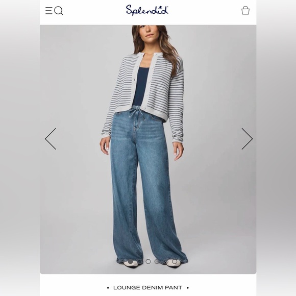 Splendid Denim - Splendid Lounge Denim Pant, Medium, New/Never Worn